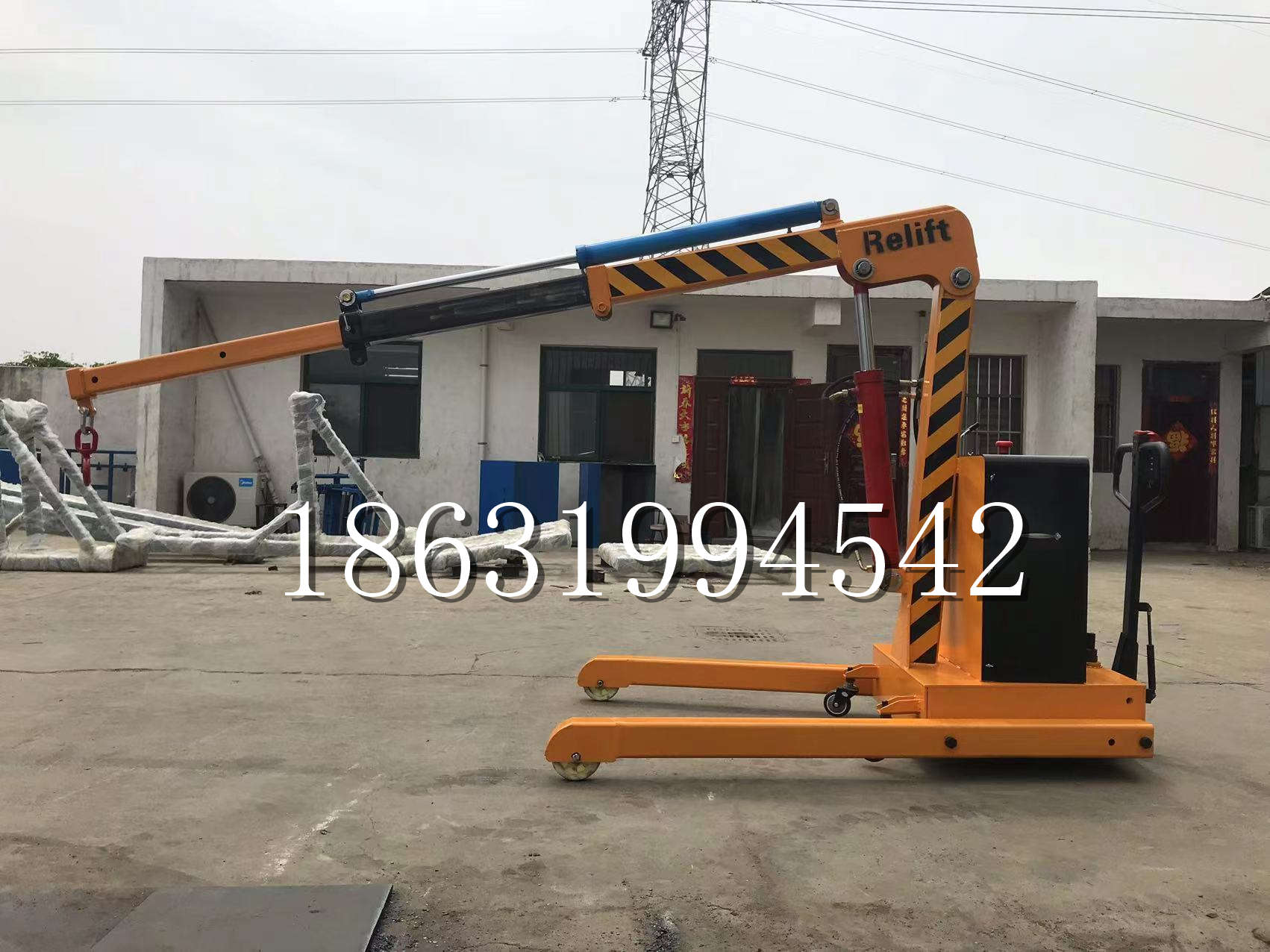 青龙满族自治县久征定做3吨三轮随车吊 农用园林绿化移树吊 平板工程用小吊机